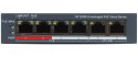 SWITCH POE DS-3E0106P-E/M(B) 4-PORTOWY Hikvision
