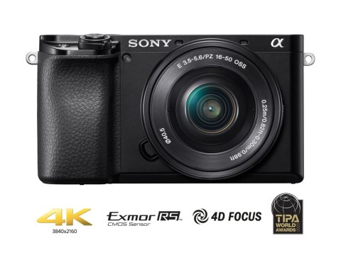 Sony α 6100 Bezlusterkowiec 24,2 MP CMOS 6000 x 40000 px Czarny