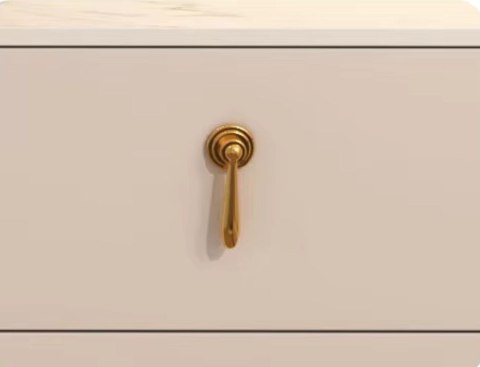 Toaletka Kosmetyczna Z Lustrem LED Komplet Mebli Biała VERDIRO