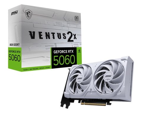 VGA PCIE16 RTX5060 8GB GDDR7/RTX5060 8G VENTUS 2X OC WH MSI