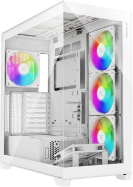 CASE MIDITOWER ATX W/O PSU/XILENT GLEAM WHITE XILENCE