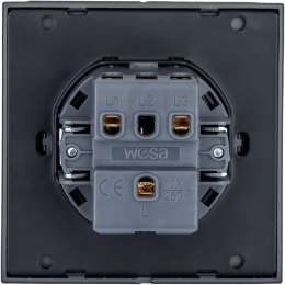 Łącznik podwójny szary WESA - CC TR 02