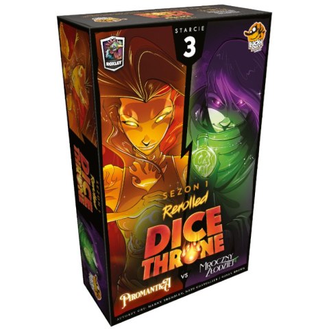 Lucky Duck - Dice Throne - Starcie 3: Piromantka vs Mroczny Złodziej