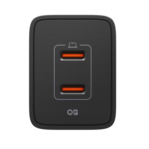 Spigen Essential EE472EU GaN Pro - Ładowarka sieciowa 2x USB-C 47W (Black)