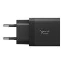Spigen Essential EE472EU GaN Pro - Ładowarka sieciowa 2x USB-C 47W (Black)