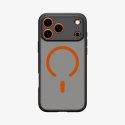 Spigen Ultra Hybrid Mag MagSafe - Etui do iPhone 17 Pro Max (Frost Black / Orange)