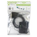 Techly 301665 adapter kablowy 0,3 m VGA (D-Sub) HDMI Czarny