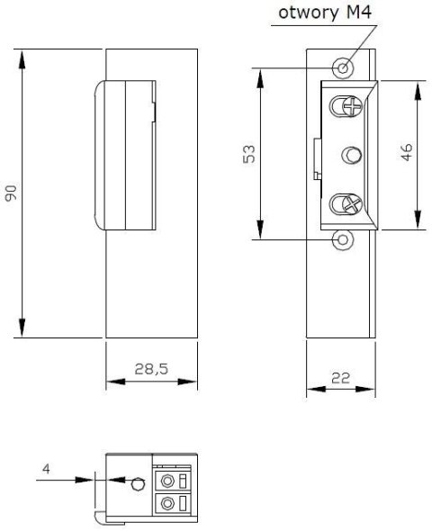 ZACZEP ELEKTRA R3 Z PAM. BEZ BLOK. PRAWY; 2192