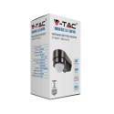 Czujnik ruchu V-TAC narożny 240st 600W IP65 czarny VT-8094