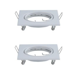 Oczko V-TAC GU10 kwadrat ruchome białe (opak. 2 szt) VT-817-SQ-W 3 lata gwarancji