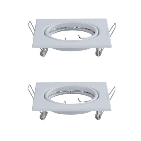 Oczko V-TAC GU10 kwadrat ruchome białe (opak. 2 szt) VT-817-SQ-W 3 lata gwarancji
