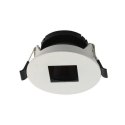 Oczko V-TAC GU10 okrągłe z kwadratem białe+czarne VT-883 3 lata gwarancji