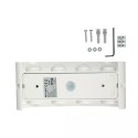 Oprawa ścienna góra dół V-TAC 8W LED biała IP54 VT-848 4000K 800lm