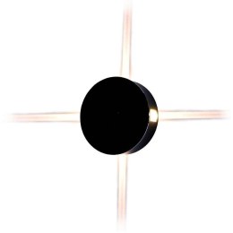 Oprawa ścienna V-TAC 4W LED IP65 czarna okrągła VT-706 4000K 440lm