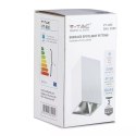 Oprawa sufitowa V-TAC GU10 kwadrat natynkowa biały+chrom 74x74x140mm VT-882-Q 3 lata gwarancji