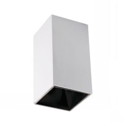 Oprawa sufitowa V-TAC GU10 kwadrat natynkowa biały+czarny 74x74x140mm VT-882-Q 3 lata gwarancji