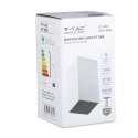 Oprawa sufitowa V-TAC GU10 kwadrat natynkowa biały+czarny 74x74x140mm VT-882-Q 3 lata gwarancji