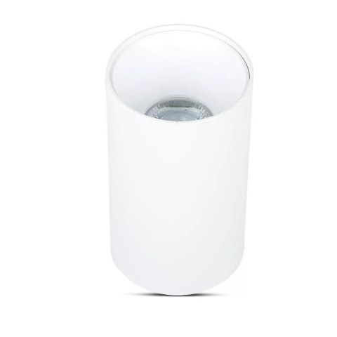 Oprawa sufitowa V-TAC GU10 okrągła natynkowa tuba biała 80x140mm VT-882-R 3 lata gwarancji