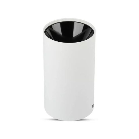 Oprawa sufitowa V-TAC GU10 okrągła natynkowa tuba biały+czarny 80x140mm VT-882-R 3 lata gwarancji