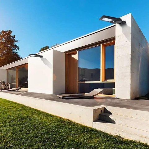 Naświetlacz oprawa uliczna solarna V-TAC 40W LED czarna IP65 120Lm/W VT-ST42 6000K 4800lm 3 lata gwarancji