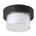 Oprawa V-TAC 12W LED IP65 czarny okrągły VT-828 3000K 900lm