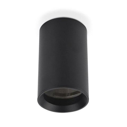 Oprawa V-TAC aluminiowa GU10 okrągła natynkowa tuba czarna 60x100mm VT-807-B 3 lata gwarancji