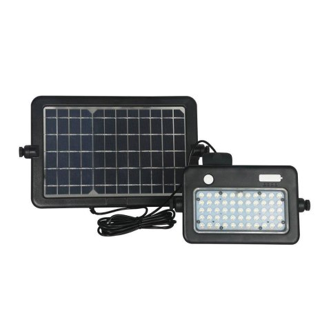 Projektor LED solarny V-TAC 10W USB czarny IP65 VT-788-10 4000K 1100lm