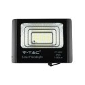 Projektor LED solarny V-TAC 16W czarny IP65 pilot timer VT-40W 4000K 1050lm