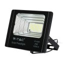 Projektor LED solarny V-TAC 16W czarny IP65 pilot timer VT-40W 6000K 1050lm