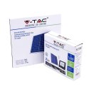 Projektor LED solarny V-TAC 20W czarny IP65 pilot timer VT-60W 6000K 1650lm