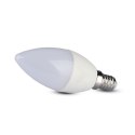Żarówka LED V-TAC SAMSUNG CHIP 5.5W E14 świeczka ściemnialna VT-293D 6400K 470lm 5 lat gwarancji