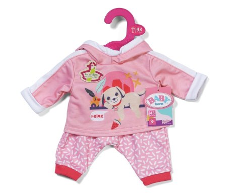 BABY born Jogging Suit Pink 43cm Zestaw ubrań dla lalek