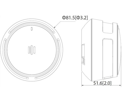 BEZPRZEWODOWA CZUJKA DYMU HY-SA40A-R8 WISUALARM
