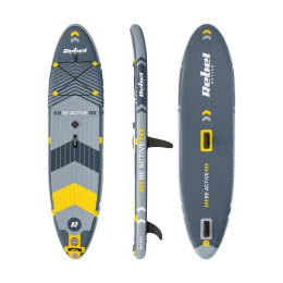 Deska REBEL ACTIVE SUP, windsurfing, pompowana, zestaw, 305x76x15
