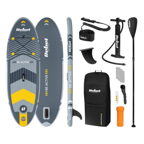 Deska SUP REBEL ACTIVE pompowana 244x76x10, zestaw