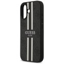 Guess 4G Printed Stripes MagSafe - Etui iPhone 17 (czarny)