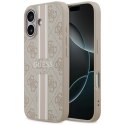 Guess 4G Printed Stripes MagSafe - Etui iPhone 17 (różowy)
