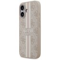 Guess 4G Printed Stripes MagSafe - Etui iPhone 17 (różowy)