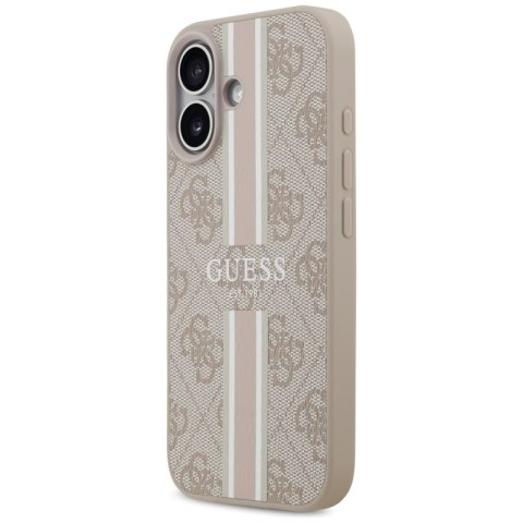 Guess 4G Printed Stripes MagSafe - Etui iPhone 17 (różowy)