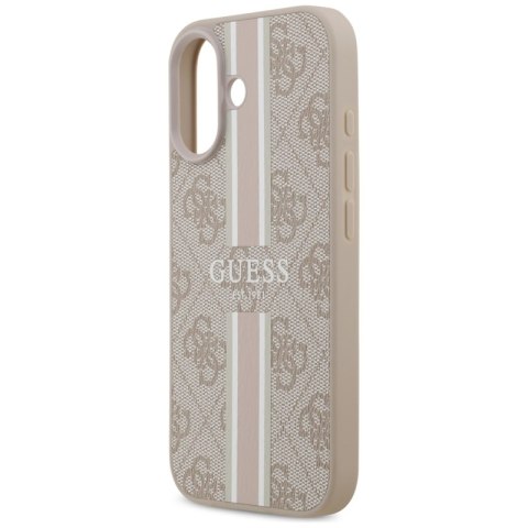Guess 4G Printed Stripes MagSafe - Etui iPhone 17 (różowy)