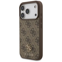 Guess 4G Small 4G and Classic MagSafe - Etui do iPhone 17 Pro (brązowy)