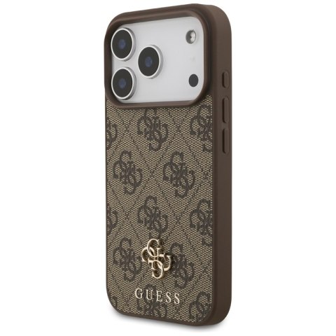 Guess 4G Small 4G and Classic MagSafe - Etui do iPhone 17 Pro (brązowy)