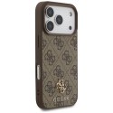 Guess 4G Small 4G and Classic MagSafe - Etui do iPhone 17 Pro (brązowy)