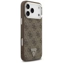 Guess 4G Triangle Logo MagSafe - Etui iPhone 17 Pro Max (brązowy)