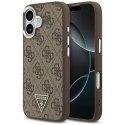 Guess 4G Triangle Logo MagSafe - Etui iPhone 17 (brązowy)