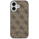 Guess 4G Triangle Logo MagSafe - Etui iPhone 17 (brązowy)