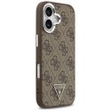 Guess 4G Triangle Logo MagSafe - Etui iPhone 17 (brązowy)