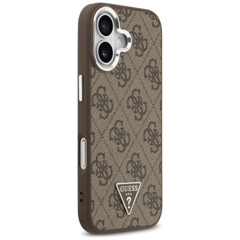 Guess 4G Triangle Logo MagSafe - Etui iPhone 17 (brązowy)