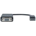 Manhattan 151962 adapter kablowy 0,15 m DisplayPort VGA (D-Sub) Czarny