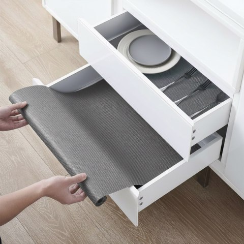 Mata antypoślizgowa do szuflad BARGO 48 x 300 cm szara